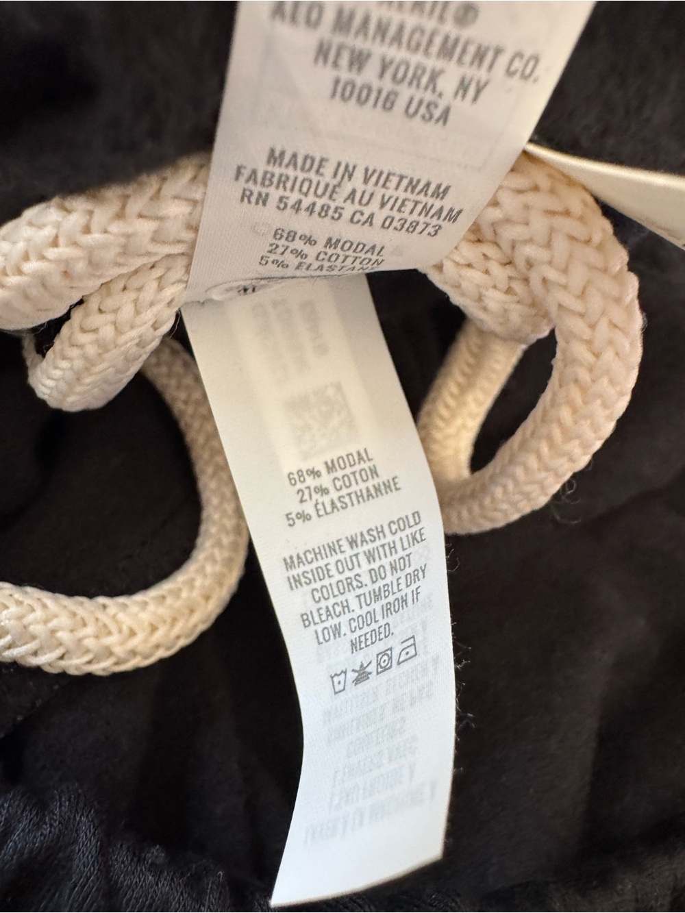 OFFLINE By Aerie OTT Fleece Jogger in Black Cozy Soft Pull On Back Pocket M) NEW - Picture 8 of 11